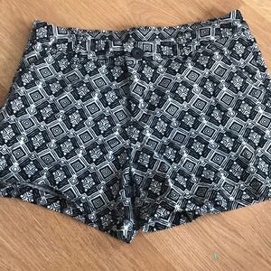 BCG Printed jean athletic shorts